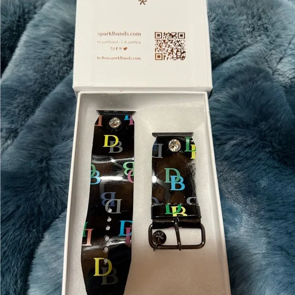 Upcycled Dooney & Bourke Multicolor Waterproof Watchband by Spark’l. - Picture 3 of 3